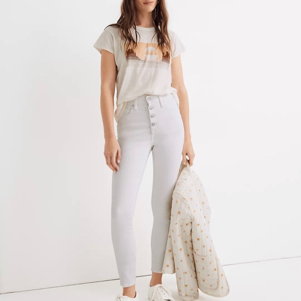 Madewell 10” High Rise Skinny Crop Jeans